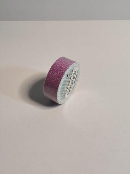 folia Glitzertape pink 15mmx5m 28005