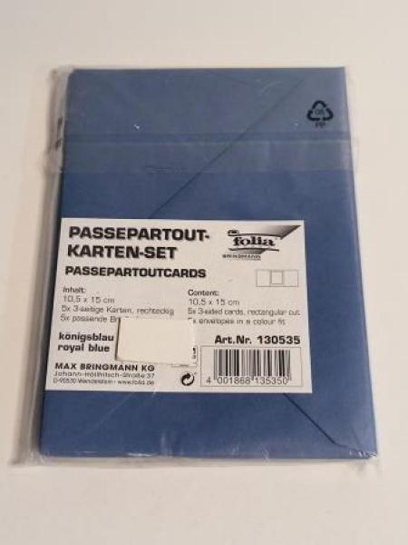 Passepartoutkarten+Kuvert