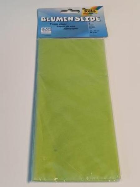 Blumenseide 50x70cm hellgrün