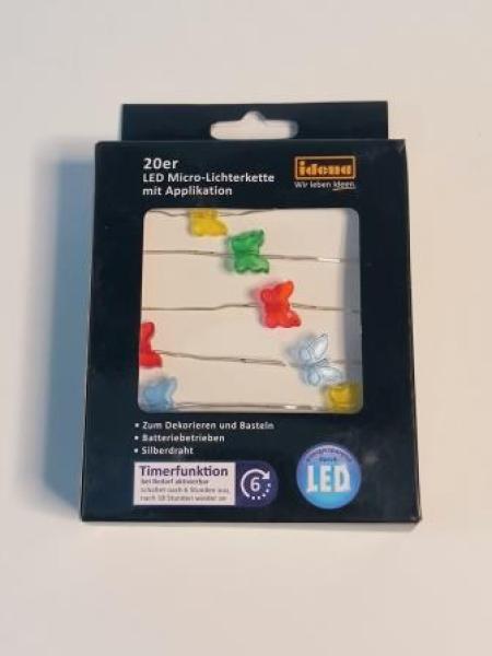LED Micro-Lichterkette Schmetterlinge
