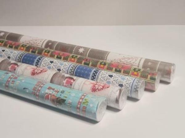 Idena WH Geschenkpapier 2m x 70cm, sortiert