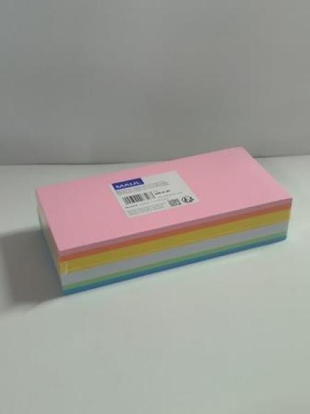 Moderationskarte Rechteck fb.sort. 20,5x9,5cm 250St.