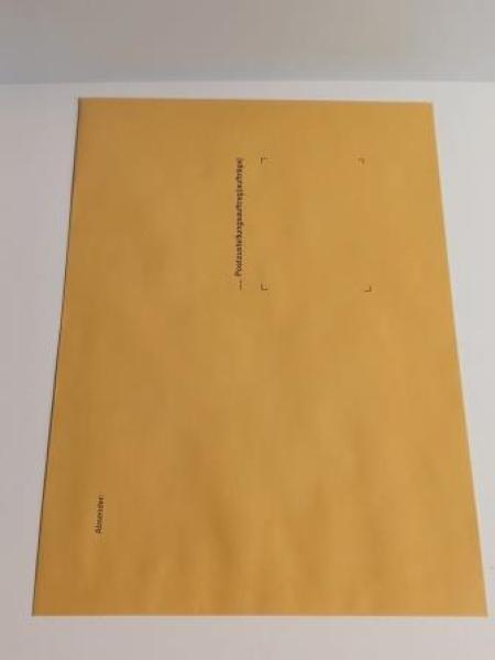 Zustellungsumschlag  B4 gelb 50St.