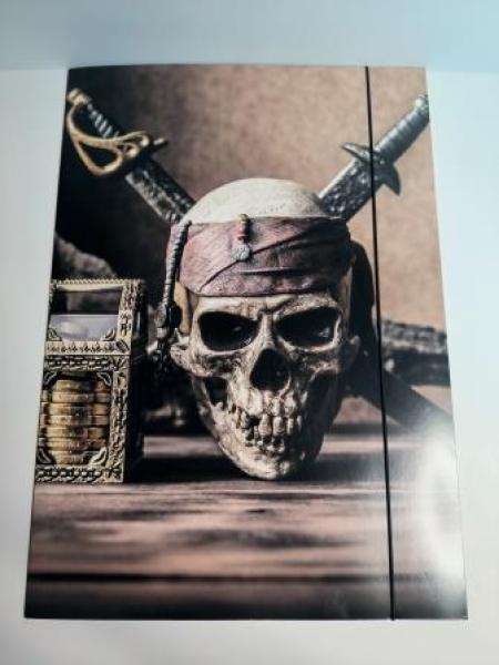 Gummizugmappe A3 Pirat