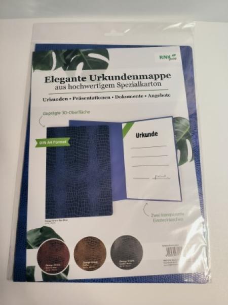 Urkundenmappe Grace Sea blue