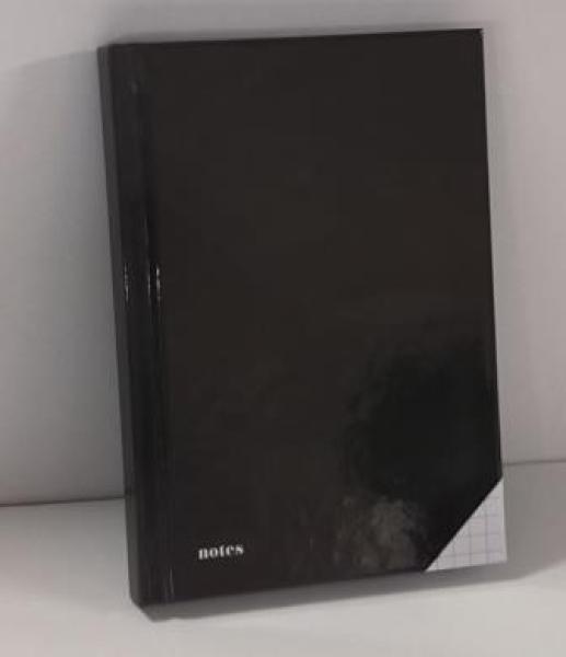 Kladde, A6, kariert, 96 Blatt, schwarz