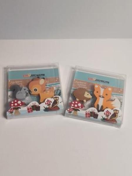 Radiergummi Waldtiere 2er Set