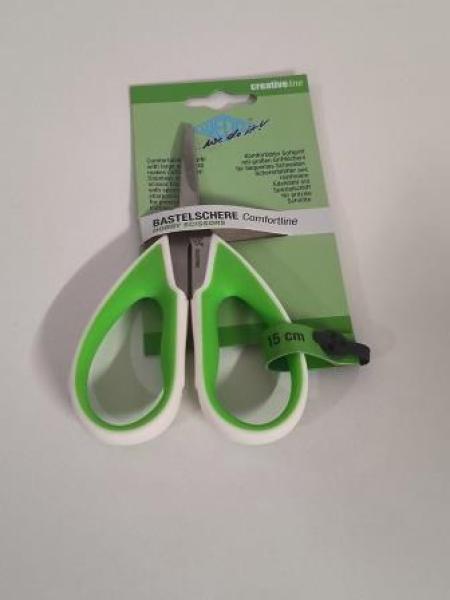 Bastelschere spitz 15cm apfelgrün