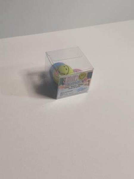 WEDO Kunststoff-Radierer Radierbäll e SMILE, 3er Klarsichtbox (62599409