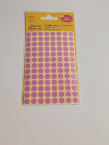 Markierungspunkte rose 8mm
