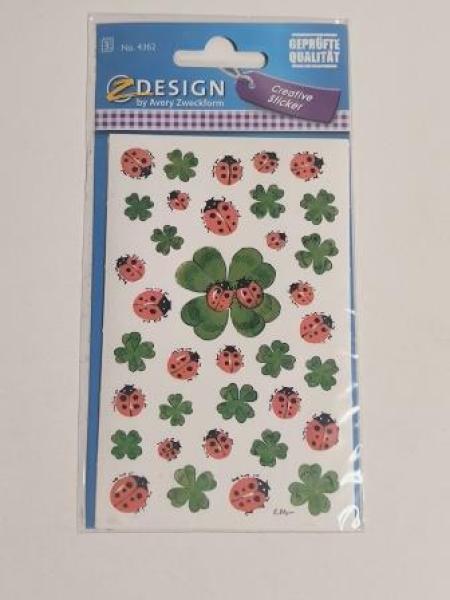 Schmucketikett Glückskäfer