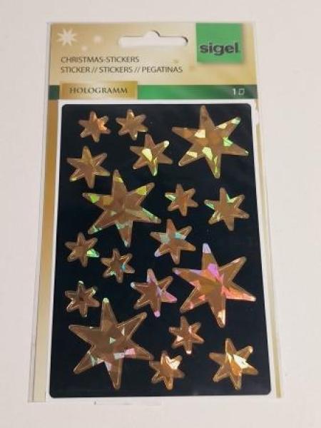 Weihn.Schmucketikett gold