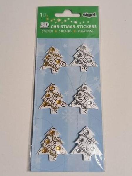 Weihn.Schmucketikett W.Bäume