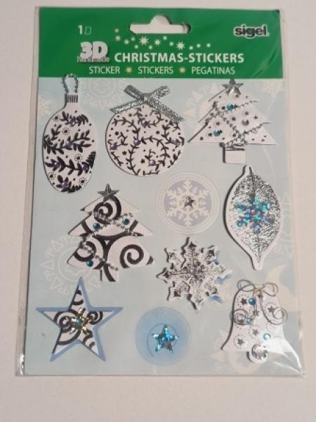 Weihn.Schmucketikett Silver