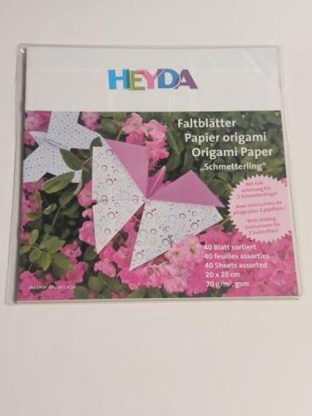 Faltblätter  beidsetig bedruckt 40 Bl sort.  20 x 20 cm  70g/qm