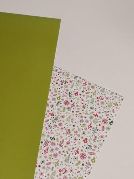 Bastelkarton 50 x 70 cm 300g Christmas weiß