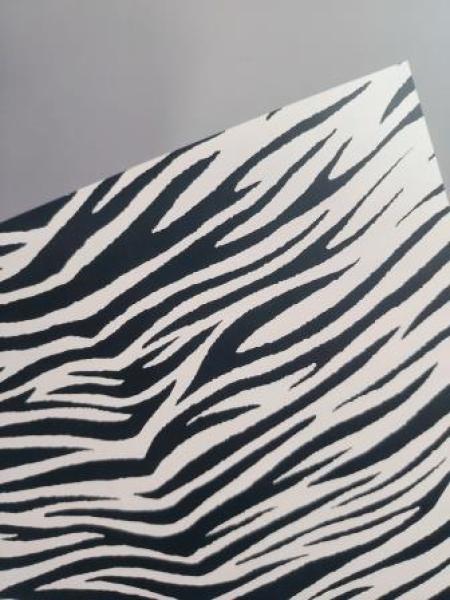 Bastelkarton 50 x 70 cm 300g Zebra