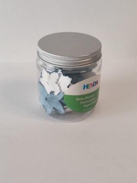 DekoBlume 80 Stk. bl/ws