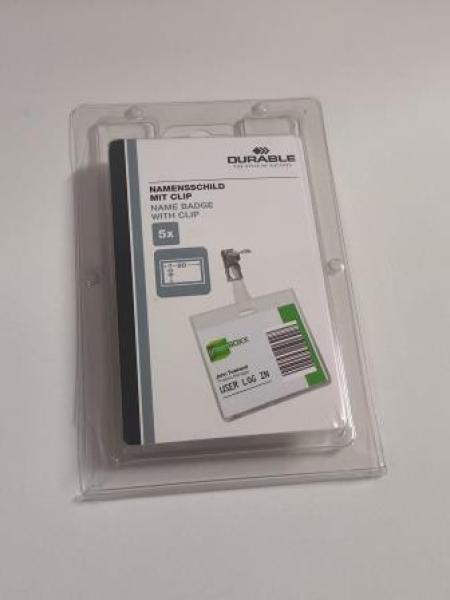 Namensschild 60 x 90mm