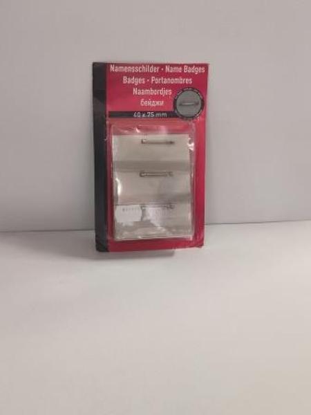 Namensschild 40 x 75mm