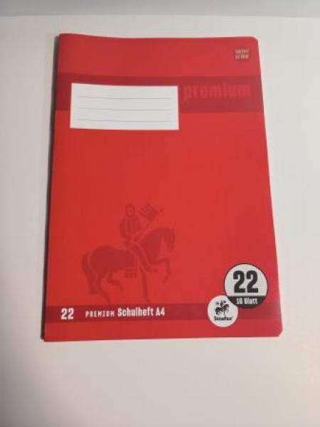 Heft A4 16BL Lin.22 kariert