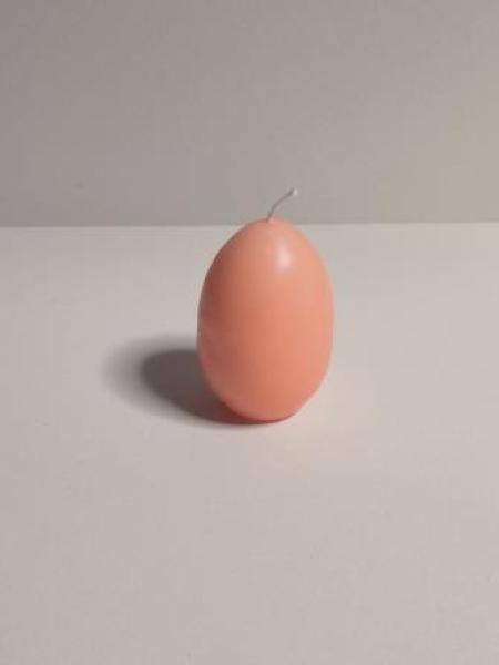 Kerze Osterei orange