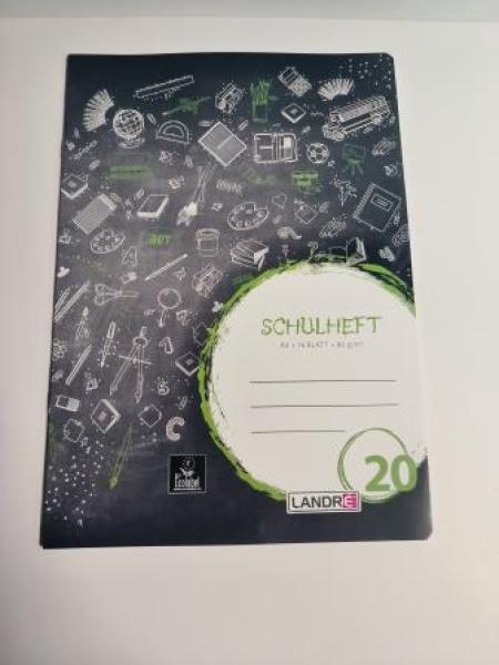 Heft A4 16BL Lineatur 20