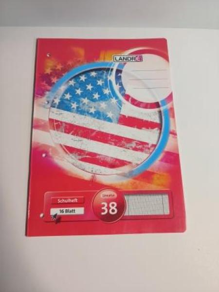 Heft A4 16Bl Lineatur  38