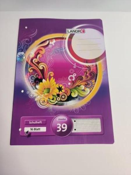 Heft A4 Landre Lin.39