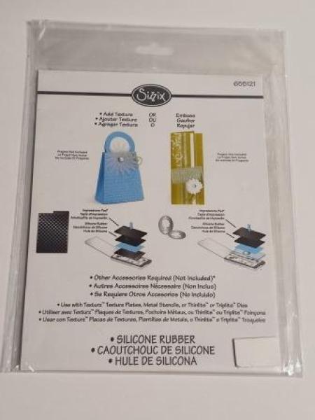Sizzix Prägematte, Gummi, 18,7x14,7 cm, SB-Beutel 1 Stück