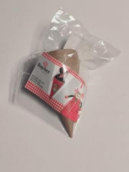 Kegel D.5 x 10 cm Rund, aus Pappmaché  Pg / 3 Stk