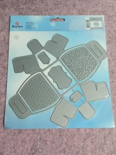 Stanzschablone Matrice découpe et embossage Handtaschen-Geschenkbox