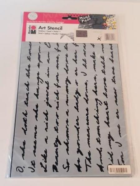 Schablone Art Stencil