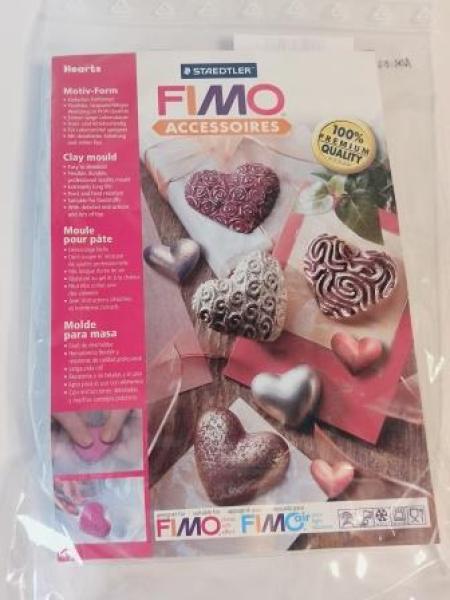 Gießform Fimo Herzen