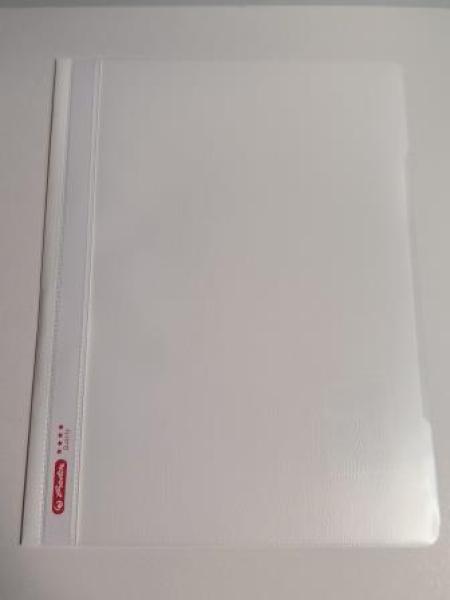 herlitz Schnellhefter Quality, DI N A4, PP-Folie, weiß (11317104)