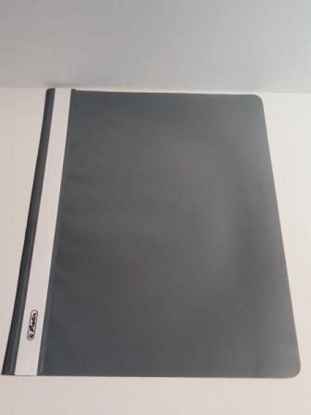 herlitz Schnellhefter, DIN A4, aus PP-Folie, dunkelgrau (977538)