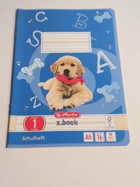 herlitz Schulheft x.book, DIN A5, L ineatur 1 / liniert (33201080)
