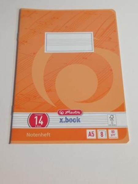 Notenheft A5  FSC-Mix