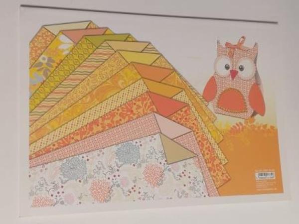 Ursus 22610099 - Designkarton Citrine, 20 Blatt in verschiedenen Farben und Motiven, ca. 24 x 34 cm, 200 g/qm, glännzend, beidseitig bedruckt, inklusive Bastelanleitung, ideal für kreatives Basteln