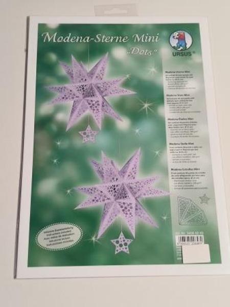 MODENA-STERN MINI DOTS,200G,A4,2ST,LAVENDEL