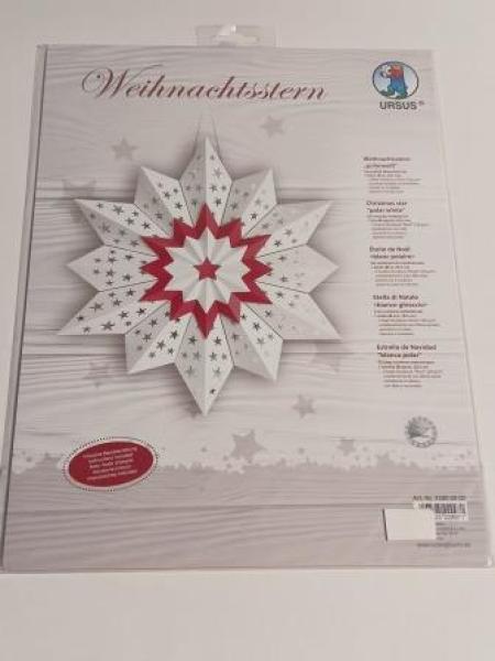 WEIHNACHTSSTERN "POLARWEIß"