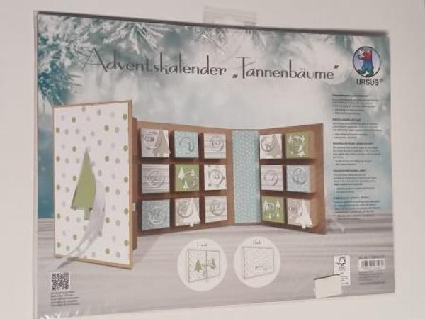 Adventskalender Bastelset Tannenbäume 17860002F