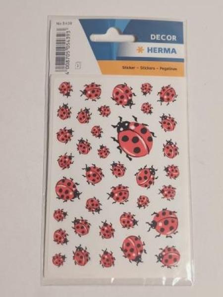Schmucketikett Marienkäfer 111 Stück