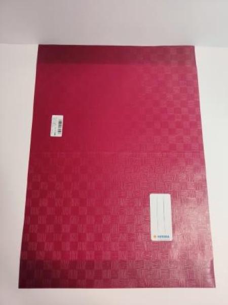 Heftschoner A4 gedeckt weinrot