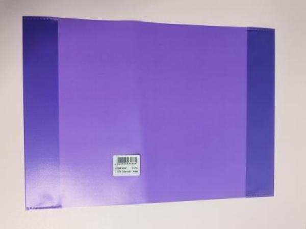 Heftschoner A5 transp. violett