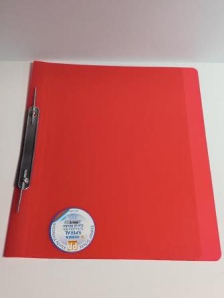 Spiral-Schnellhefter A4 transl.rot