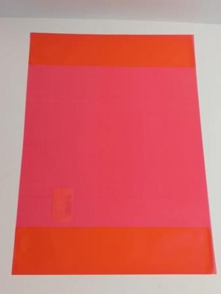 Heftschoner A5 rottransparent