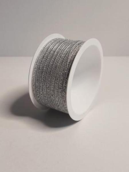 Zierband silber 4 mm / 10 m  ldm
