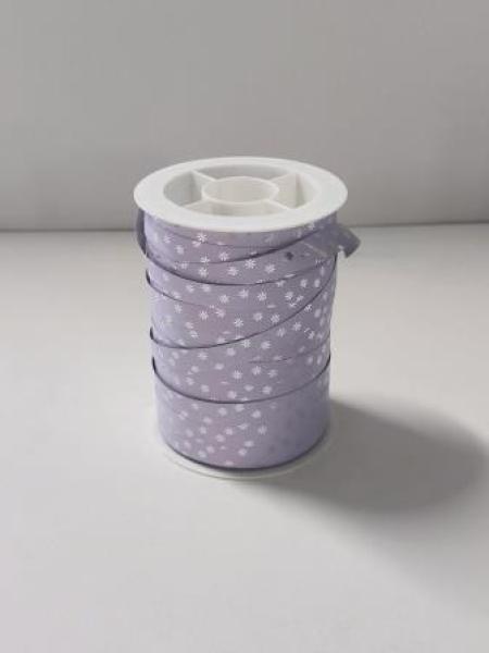 Ringelband Blumen, 10mmx100m, lila