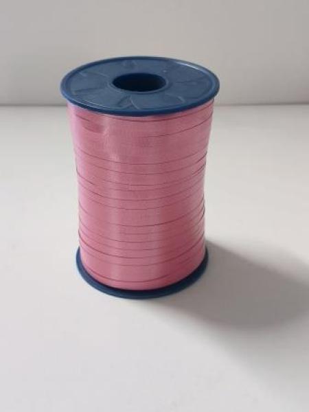 C.E. PATTBERG Geschenkband wildrose-rosa, 500 Meter Ringelband 5 mm zum Basteln, Dekorieren & Verpacken von Geschenken zu jedem Anlass